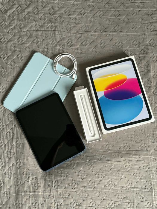 Tablet APPLE iPad 11 gen. 128 GB Niebieski + Apple Pencil NOWY