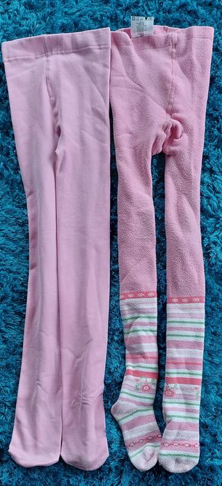 Grube rajstopy 122/128 2szt