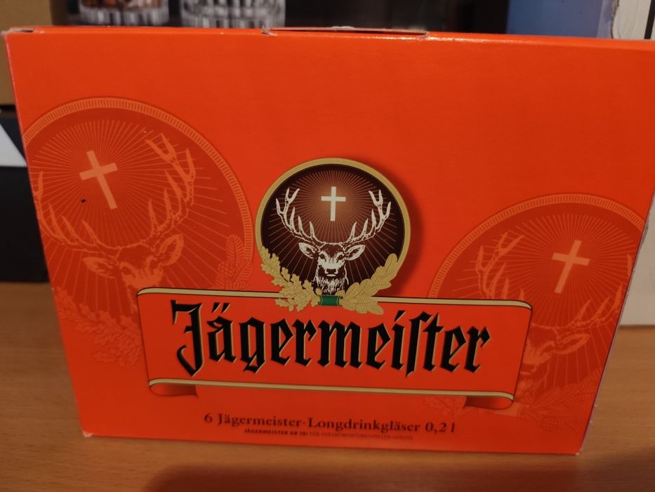 Szklanki jagermejster jager