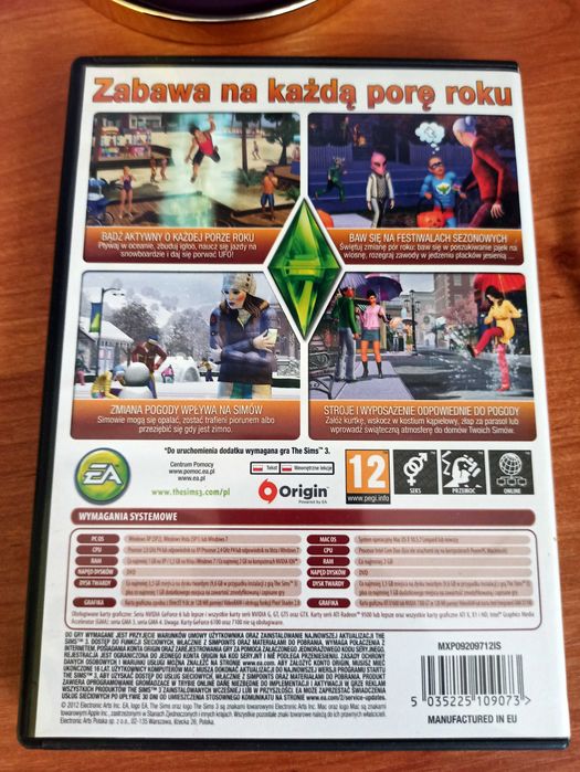 Dodatek do gry The Sims 3: Cztery Pory Roku na platformę PC