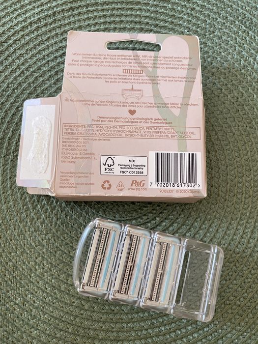 Główki wymienne gillette NOWE
