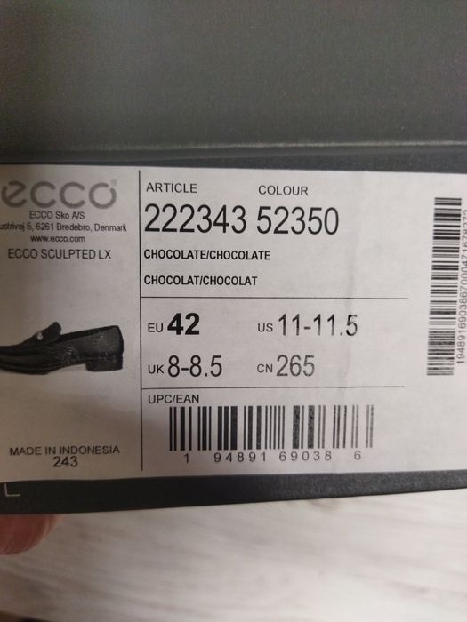 Жіночі лофери  ECCO 41 р