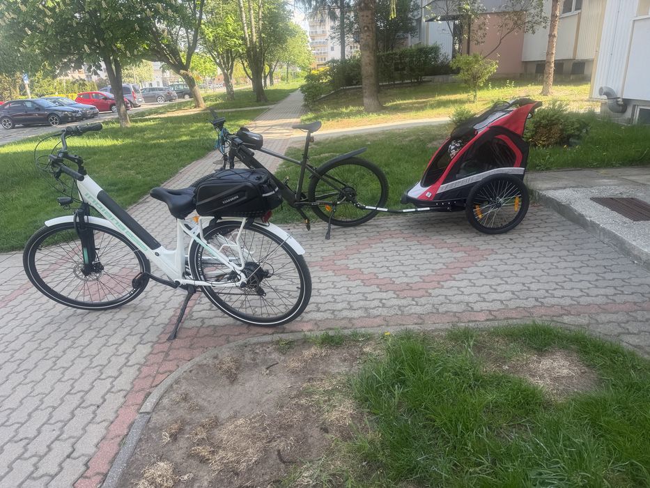 Przyczepka rowerowa dla dziecka 2os. KROSS