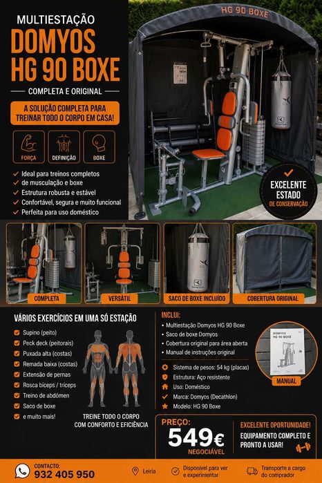 Multiestação Domyos HG 90 Boxe