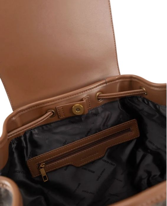 Duży plecak miejski GINO ROSSI, brązowy, nowy