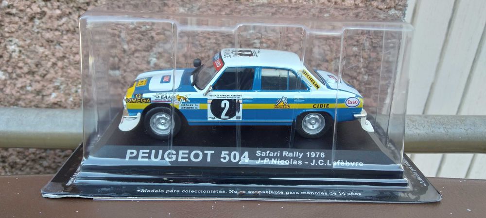 Miniaturas de Rally : 8 modelos, escala 1/43