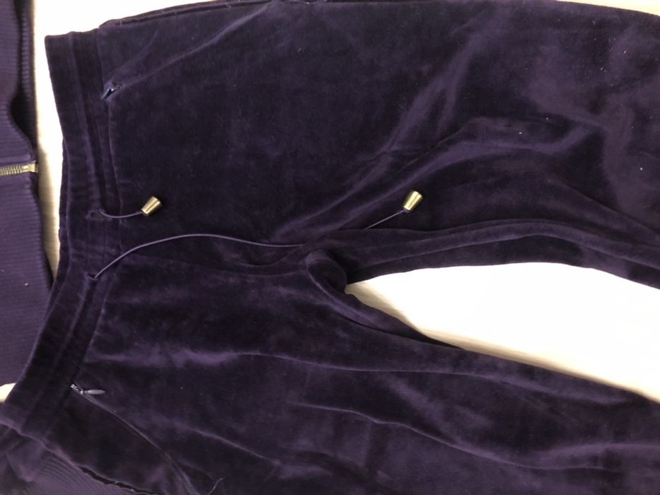 Dres damski Versace VJC xs 34 śliwkowy jak nowy bluza spodnie