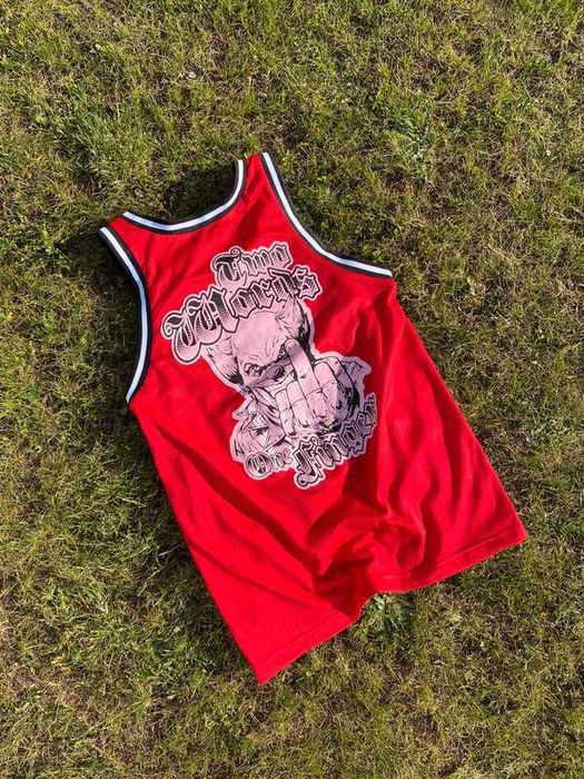 Koszulka na ramiączkach tank Urban swag red czerwony streetwear M