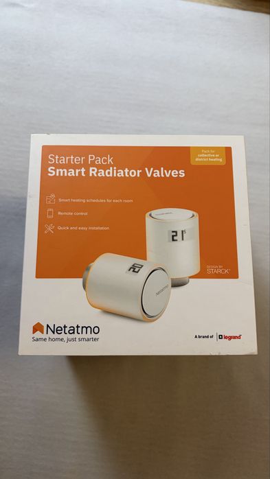 Zestaw glowic termostatycznych Netatmo Smart Radiator Valves