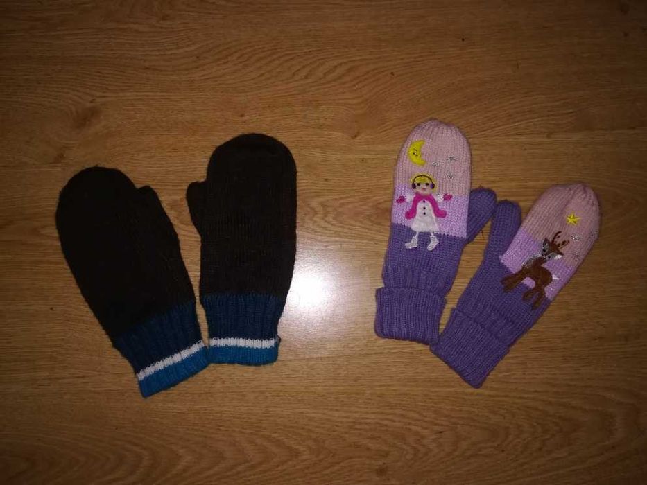 Luvas de lã criança