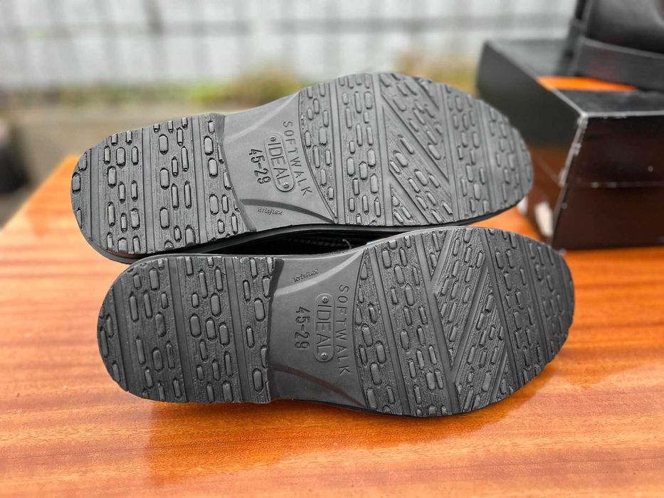 Buty męskie zimowe trzewiki 45 Skóra NATURALNA, polskie, NOWE