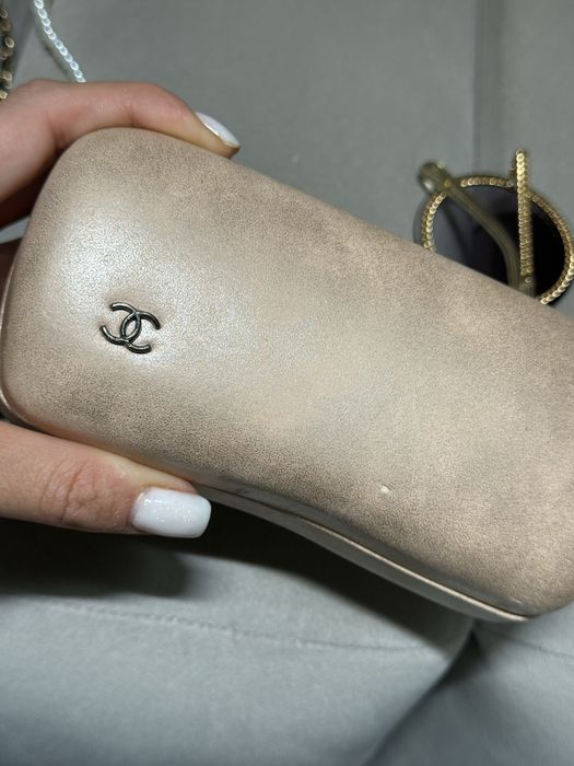 Okulary przeciwsloneczne okragle chanel z łańcuszkiem
