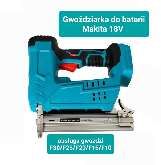 Gwoździarka do baterii Makita 18V mocno wbijajaca
