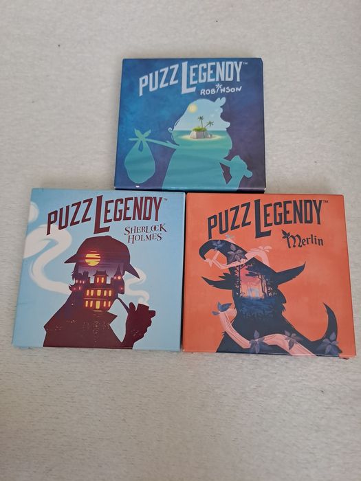 Puzzlegendy Sherlock Holmes, Merlin, Robinson