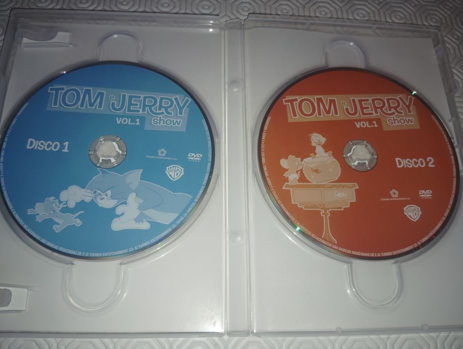 DVDs Filmes Infantis Tom&Jerry Como Novos