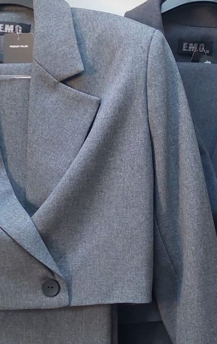 EMO nowy garnitur marynarka spodnie premium 36s