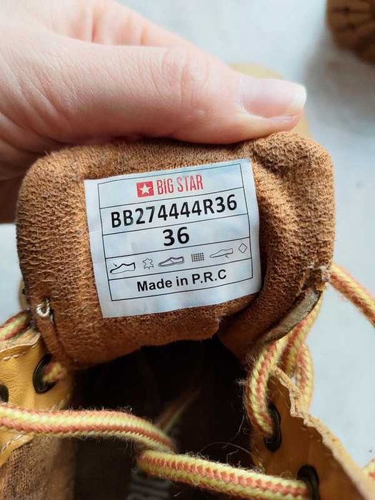 Żółte trapery Big Star 36