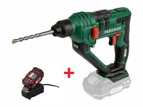 KIT Martelo SDS 20V Parkside c/ Bateria