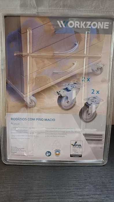 Rodizios com piso macio