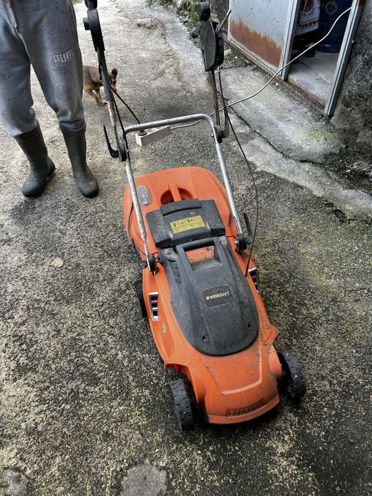 Máquina de cortar relva elétrica Werkraft WK-ELM1600 – 1600W