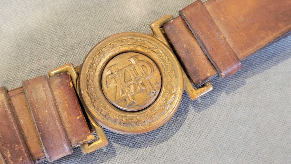 Skórzany pasek Harcerski.