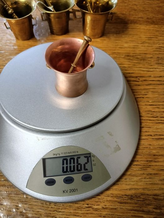 Moździerz mosiężny miniaturki