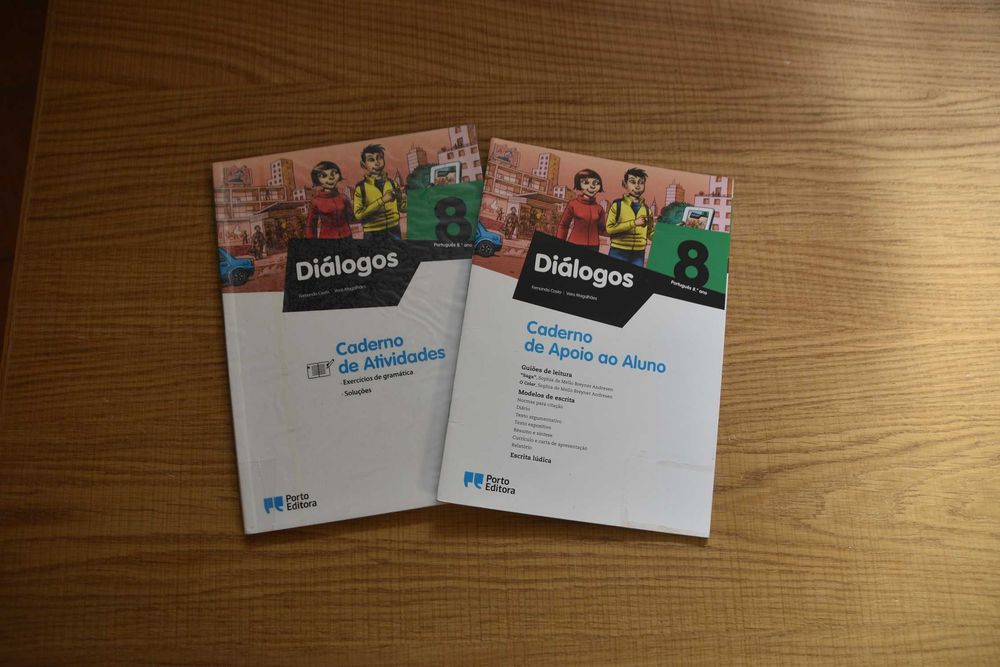 Diálogos 8, Student Workbooks, Portuguese, 8th Grade