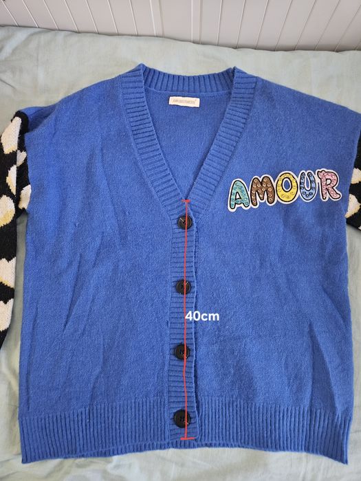 Sweter ciemno niebieski