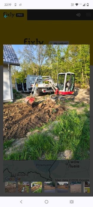 Usługi  Minikoparka  wywrotka  wykopyKorytowanie  wywóz ziemi