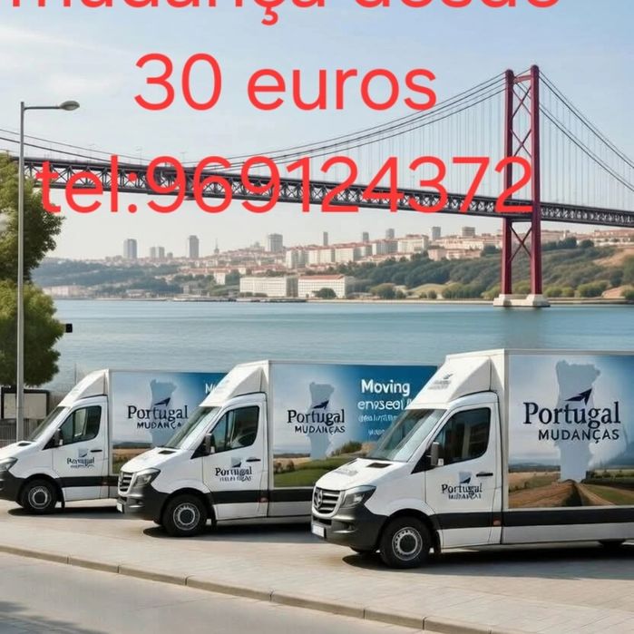 Transporte e mudanças desde 30 a hora