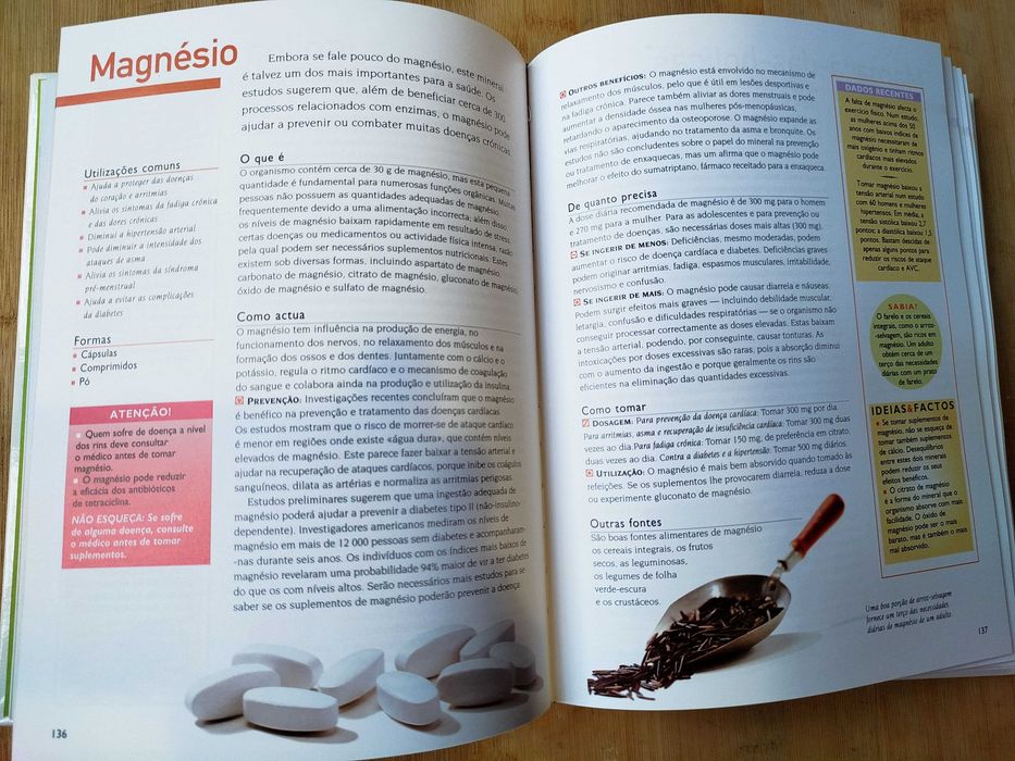 O Poder curativo das Vitaminas e dos Minerais