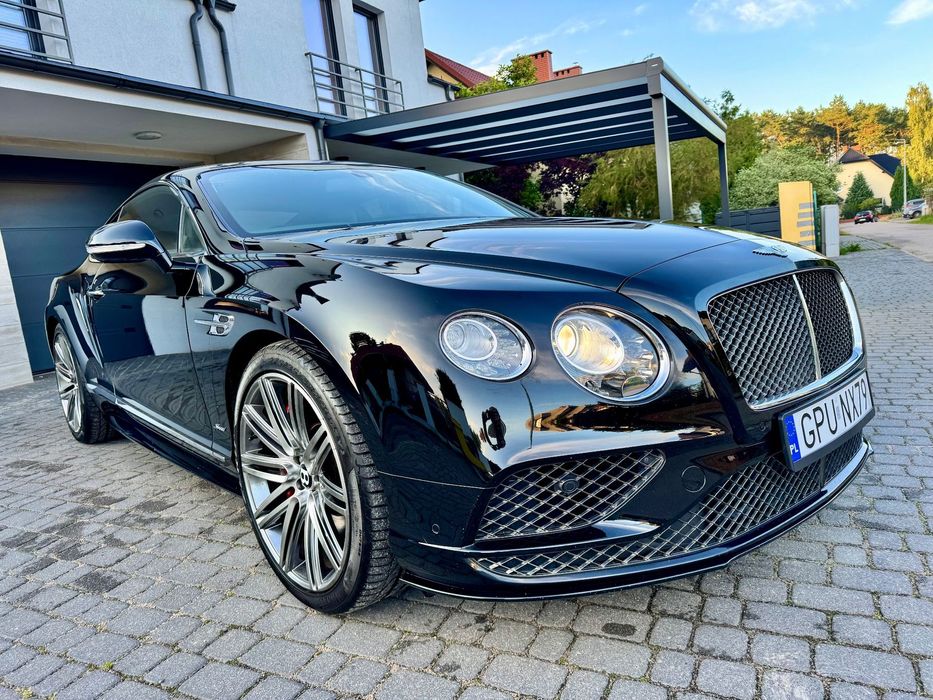 Bentley Continental GT Import Japonia,Faktura vat23,Bezwypadkowy,GT Speed,Zarejstrowany