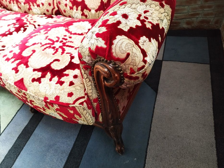 piękna sofa Barok 3 osobowa Antyk Vintage