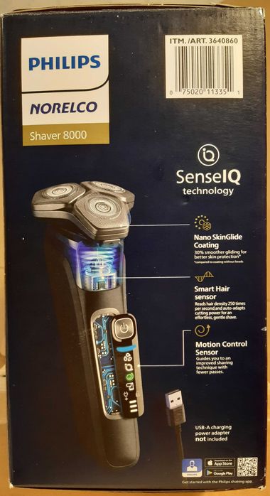 Бритва Аккумуляторная Philips Norelco 8000, Модель S8696/86,Нидерланды