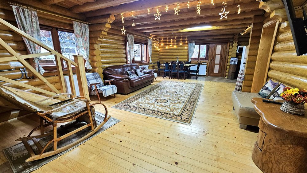 Будинок в горах деревʼяний подобово « Wow дача », чан і гірська річка