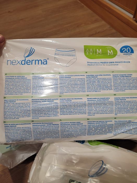 Fraldas-Cueca Incontinência Tam: M 20uni.