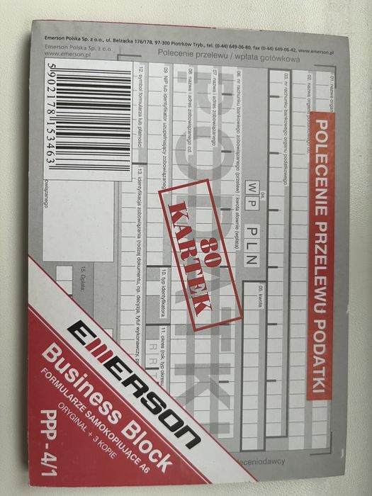 Polecenie przelewu podatki 1+3