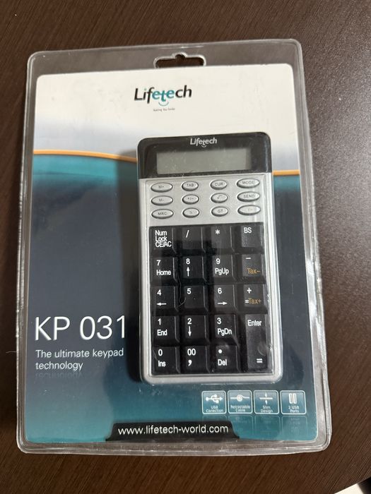Teclado numérico Lifetech KP 031, novo na embalagem