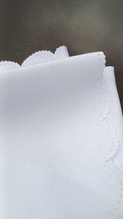 Toalhas de mesa brancas redondas 240cm diâmetro