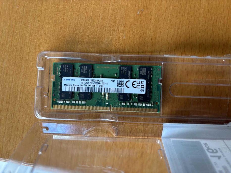 1x16GB DDR4 SODIMM 3200 Mhz Samsung M471A2K43EB1