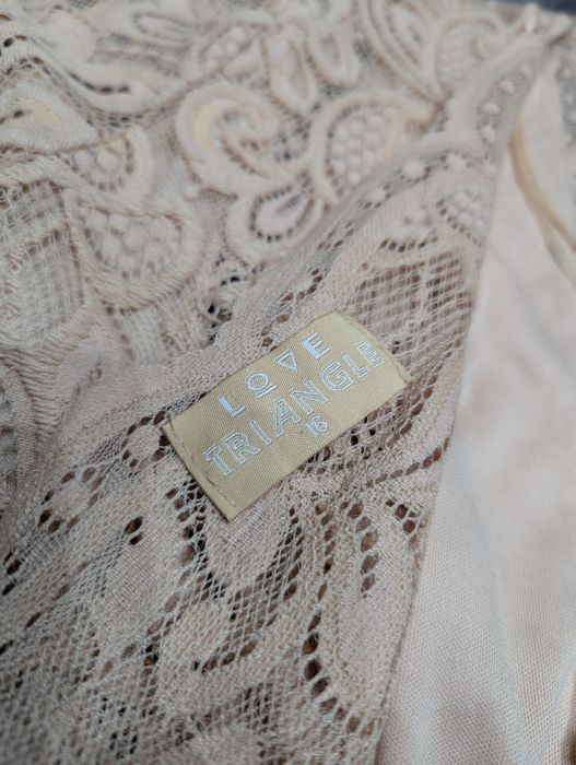 Love Triangle sukienka ażurowa koronka boho