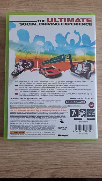 Burnout Paradise: The Ultimate Xbox 360 (stan 5/6)