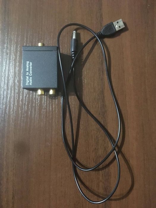 Конвертер ЦАП оптический звука spdif адаптер аудио цифровой аналоговый