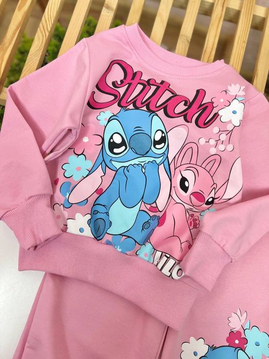 Костюм для дівчинки стіч рожевий Костюм для девочки Стич розовый