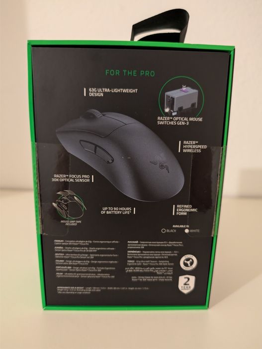 Razer DeathAdder V3 Pro + HyperPolling Dongle 8K