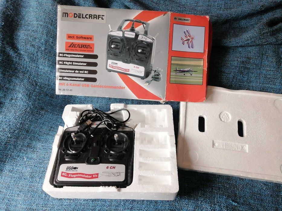 pad joy rc flugsimulator ikarus usb symulator lotu