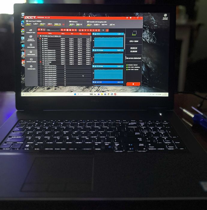 Ноутбук Dell Precision 7740 IPS i7-9850H, 16 Gb, 512 Gb SSD