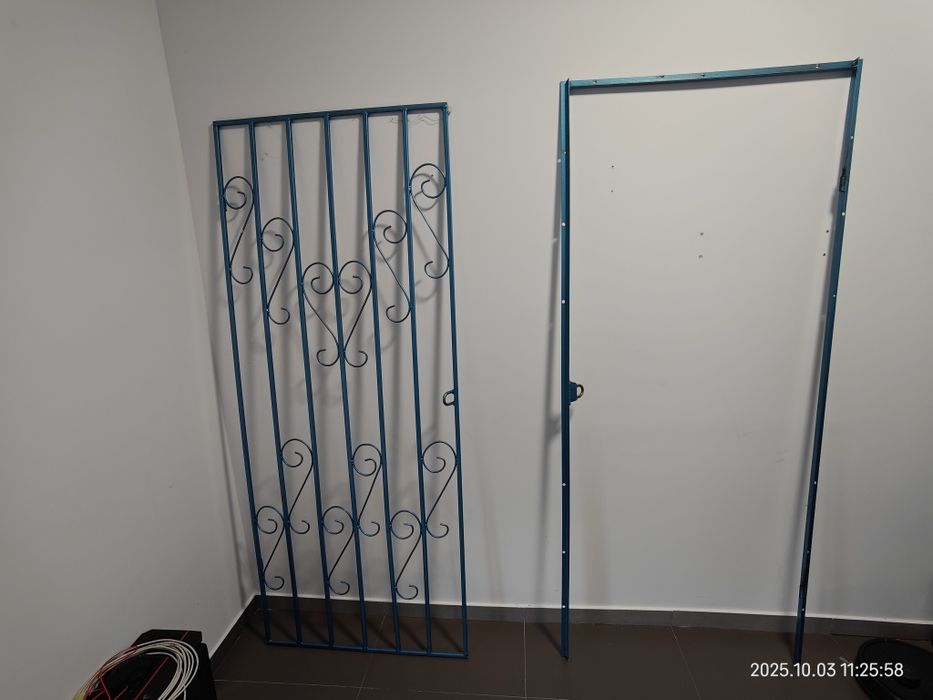 Двері-решітка металеві 90х207.5