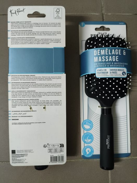 2 Escovas desembaraçar e massajar cabelo