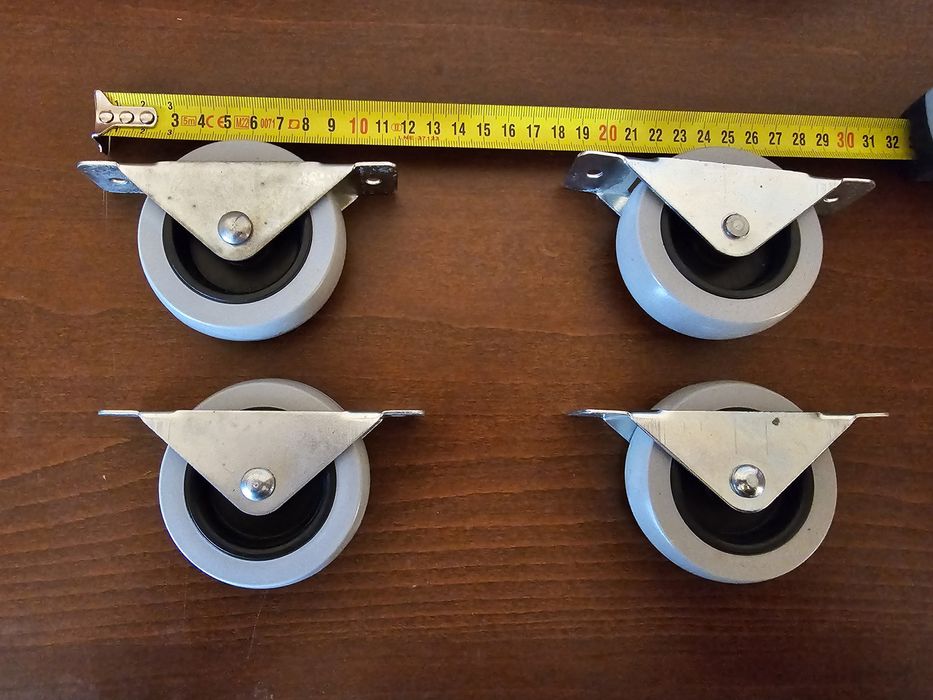 Kółka meblowe wpuszczane fi70mm szerokość 22mm